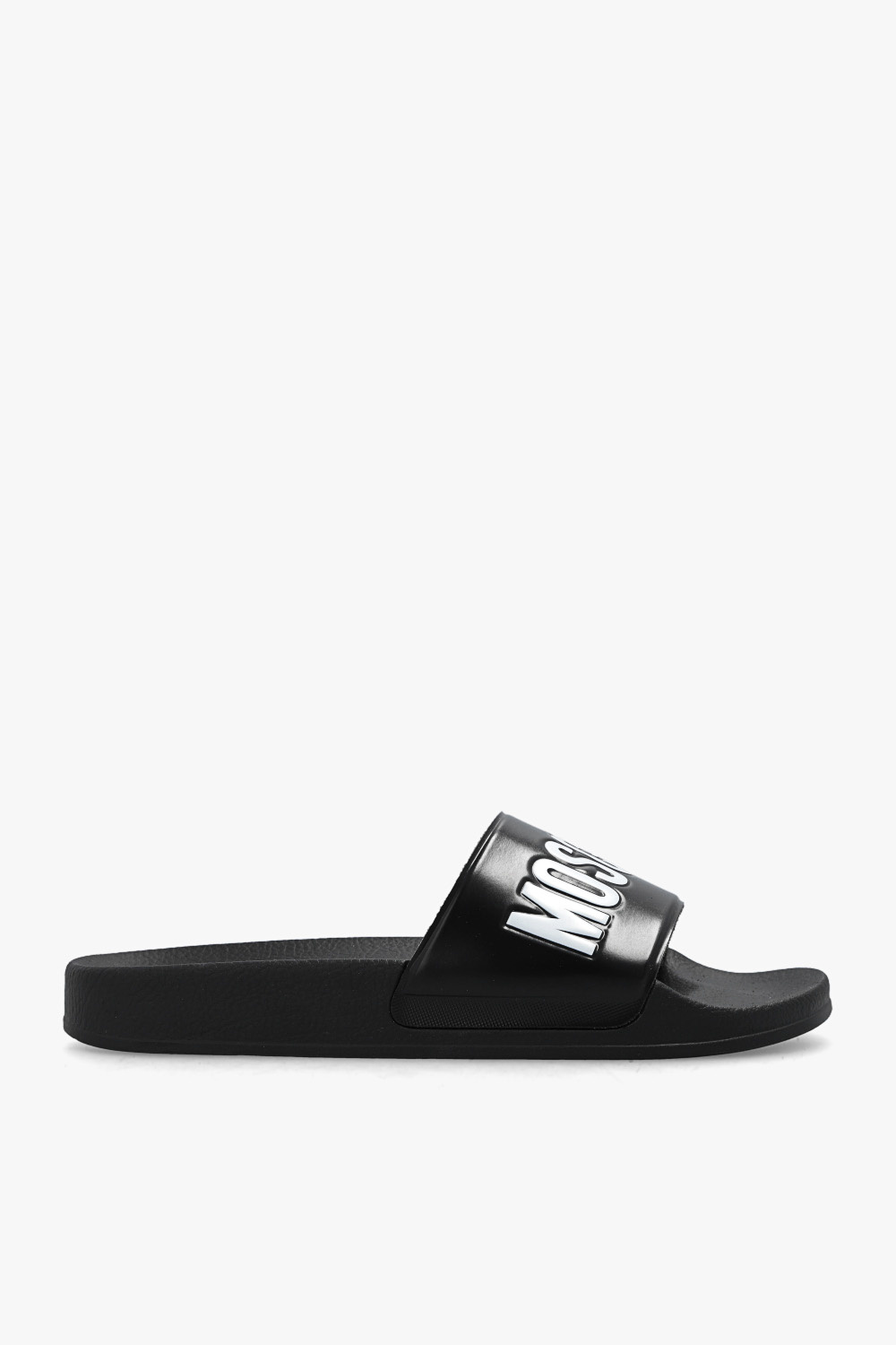 Moschino slides on discount sale